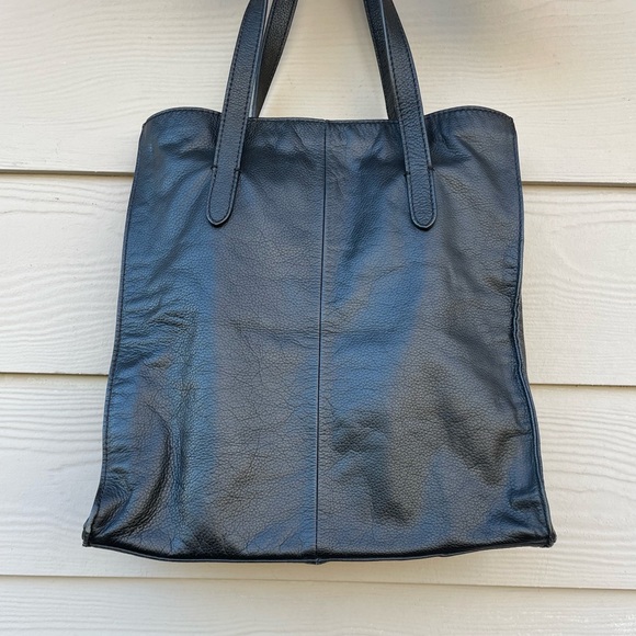 J Crew black leather purse - Picture 1 of 16